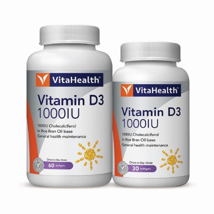 VITAHEALTH Vitamin D3 1000IU 60s+30s | Lazada