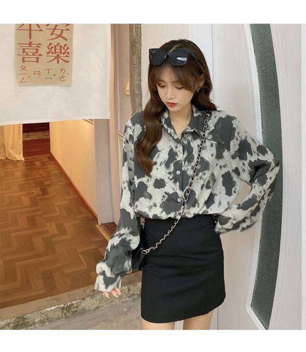 western-style-r-hong-kong-flavor-long-sleeved-shirt-female-loose-leopard-shirt-printing-ink