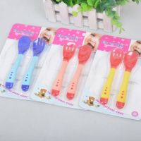 Infant Baby Toddler Heat Sensing Feeding Spoon