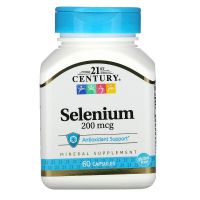 21st Century, Selenium, 200 mcg, 60 Capsules