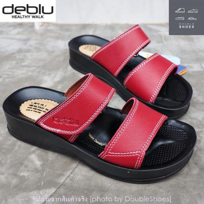 รองเท้าแตะแบบสวมผู้หญิง รองเท้าเพื่อสุขภาพ Deblu รุ่น L873 (สีแดง) ไซส์ 36-41