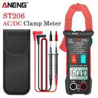 ANENG ST206 Digital Multimeter Clamps Meter 6000 counts True RMS Amp DCAC Current Clamp measure dc amperim tester voltmeter
