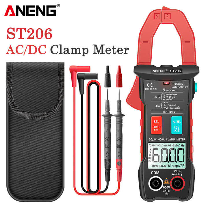 aneng-st206-digital-multimeter-clamps-meter-6000-counts-true-rms-amp-dcac-current-clamp-measure-dc-amperim-tester-voltmeter