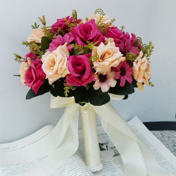 ayiq-flower-shop-perfectlifeoh-สง่างามมุกดอกไม้งานแต่งงานมินิเจ้าสาวช่อคริสตัลประกายช่อเจ้าสาวเพื่อนเจ้าสาวช่อดอกไม้งานแต่งงาน
