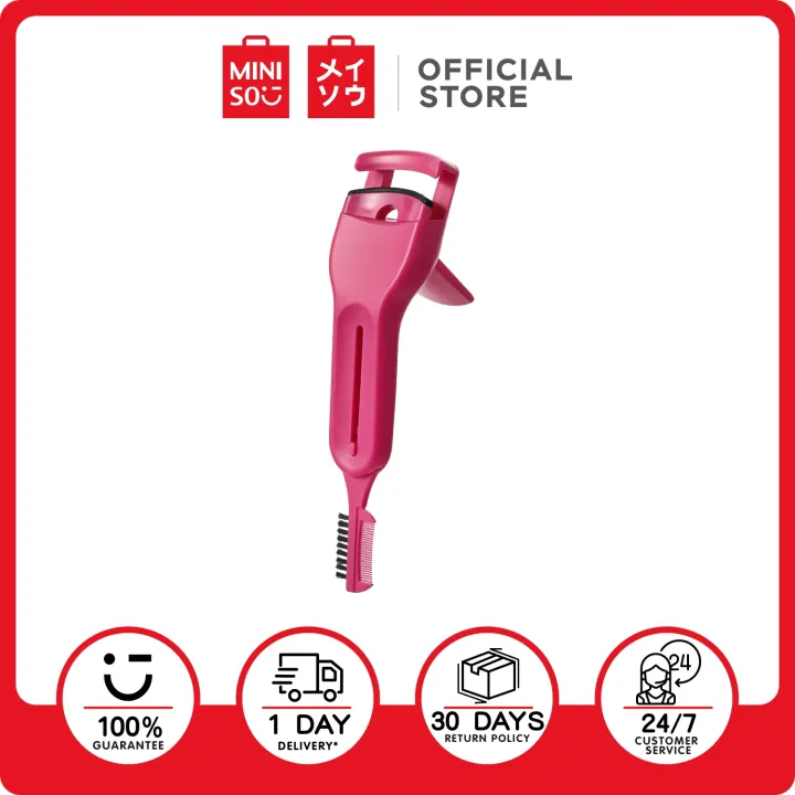 MINISO Professional 2 In 1 Portable Eyelash Curler Lazada PH
