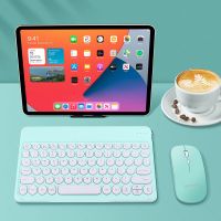 Nirkabel Dan เม้าส์ Teclado Untuk Ipad 10Th 2022แป้นพิมพ์บลูทูธเหมาะสำหรับ Xiaomi เหมาะสำหรับ Samsung แท็บเล็ต Huawei IOS Windows