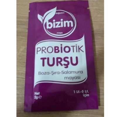 Turkish Foods🔹 โปรไบโอติกส์ Probiotic สำหรับ หมักผักและผลไม้ จากประเทศตุรกี จำนวน 1 ซอง (ขนาด 2 g.ใช้ได้กับน้ำ 1-5 ลิตร)