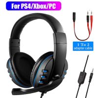 2022 Stereo Gaming Headset For Xbox one PS4 PC 3.5mm Wired Over-Head Gamer Headphone With Microphone Volume Control Game