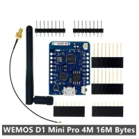 {:“=-】Emos D1มินิโปร4ม. 16ม. ไบต์ตัวเชื่อมต่อเสาอากาศภายนอก ESP8266 CP2104 ESP-8266EX บอร์ดพัฒนา WIFI ไมโคร