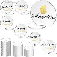 ✴▤☌ 10PCS Round Blank Wedding Banquet Card Table Number Sign