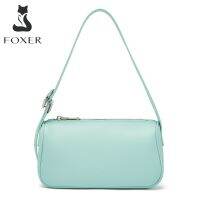 [กระเป๋าแฟชั่นร้อน688] พาราลาส FOXER-Bolso A La Axilas Para Mujer Bolsa De Almohada De Nicho A La Moda De Cuvidido Bolso De Hombro Cuadrado ขนาดเล็กแบบเรียบง่าย Bolso