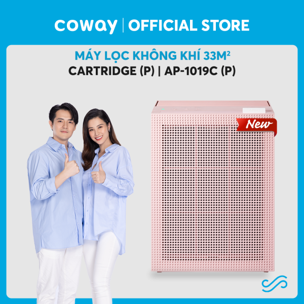 Máy lọc không khí Coway Cartridge (P) AP-1019C (P) màu hồng – Diện tích 33m2 – Loại bỏ bụi mịn PM 0.01, khử mùi