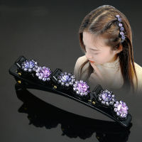 Braided Bangs Clips Hair Accessories Stone Sparkling Hair Accessories Hairpin