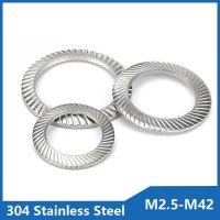 DIN9250 304 Stainless Steel Double tooth washers Self-locking Prevent loosening Anti-slip gasket lock gasket M2.5 M3 M4 M5 -M42 Coil Springs