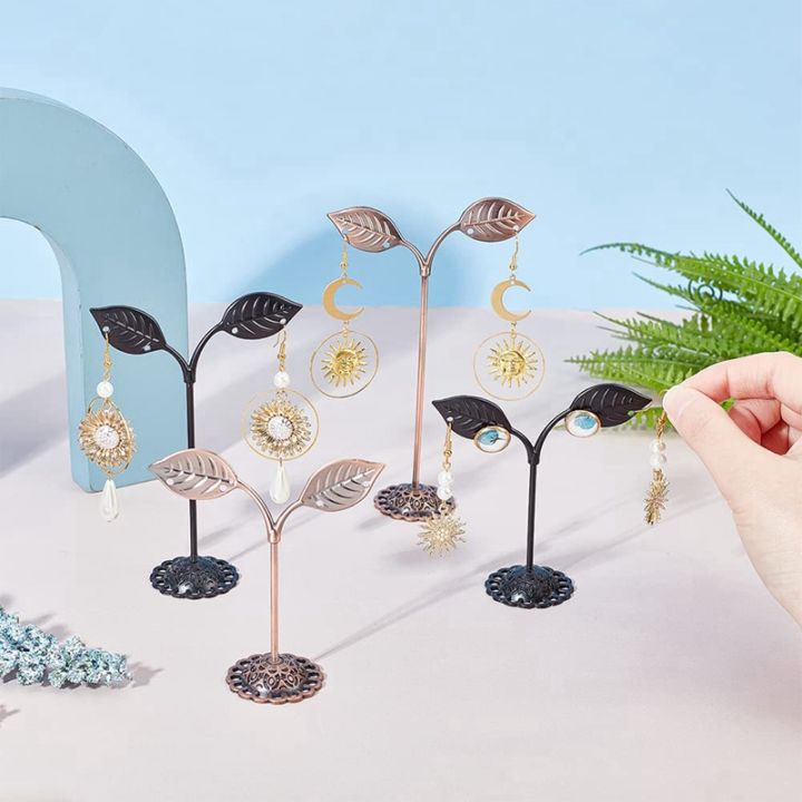 6pcs-metal-earring-stand-leaf-shape-t-shape-earring-display-stand-for-retail-photography-prop