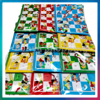 ของเล่น 12 ชิ้น บันไดงู เกมงู เกมกระดาน กระดานบันไดงู ของเล่นเกมบันไดงู เกมงูตกบันได ขนาด 33x33 ซม. คละแบบ สี ของเล่นแผง ของเล่นโบราณ Benya Shopping
