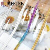 ﹍ 2/5/10Meter 3 5 Waterproof Nylon Zipper Tape PVC Transparent Decorative Zip Repair Kit Clothes Raincoat Bag Sewing Accessories