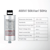 Capacitor คาปาซิเตอร์ Iskra 400V 50kVar