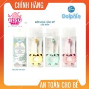 Bàn chải đánh răng trẻ em Dolphin hình Gấu tròn lông mềm