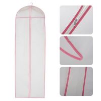 180cm Wedding Dress Bag Clothes Covers with Zipper Garment Dustproof Covers Mothproof Dress Bag Clothing Protector Clear Bags Wardrobe Organisers