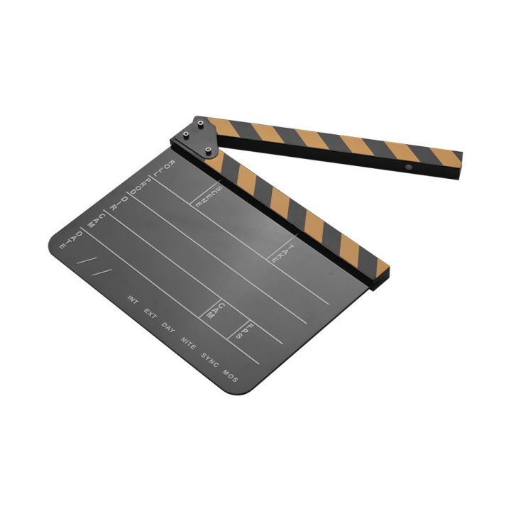 f-amp-d-อุปกรณ์สเลตอะคริลิก-clapboard-สำหรับใช้ในการถ่ายทำภาพยนตร์