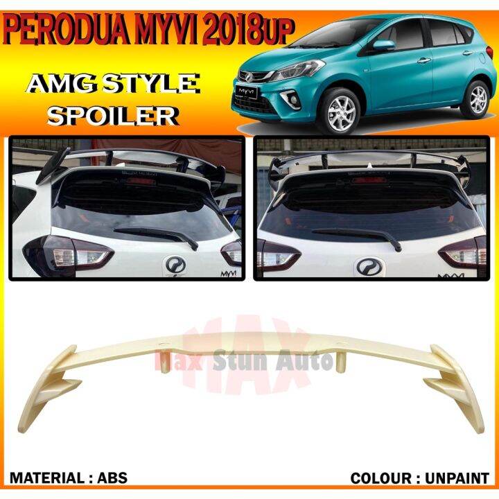 PERODUA MYVI 2018-2021 NEW MYVI AMG STYLE REAR ROOF SPOILER WING (AMG ...