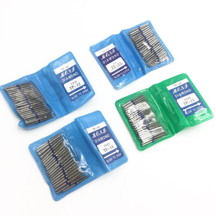 50pcs-tf-series-dental-fg-high-speed-burs-for-dental-teeth-polishing-supplies