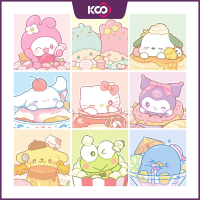 Cinnamoroll 5D ตัวการ์ตูนน่ารักภาพวาดเพชร DIY,ลาย Hello Kitty สำหรับเด็กและผู้ใหญ่30x3การตกแต่งบ้าน0ซม./40x4 0ซม./50x50cm