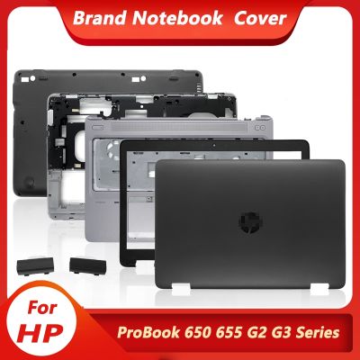New Palmrest For HP ProBook 650 655 G2 G3 Series Laptop LCD Back Cover Front Bezel Palmrest Bottom Case Door Cover Housing Case