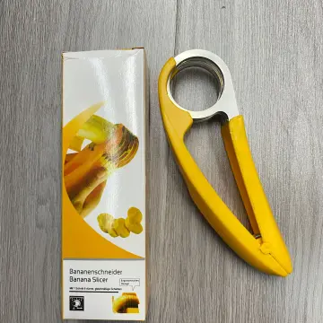 Banana Slicer Cutter * Banana Magic * Kitchen Tool - Handy Gadget instantly  slice chop banana chips no knife necessary !