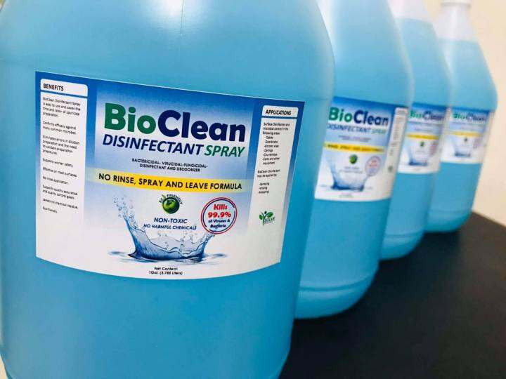 Bioclean Disinfectant Solution 1 Gallon Lazada PH