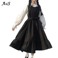 Anbenser Sweet Lolita Students Lolita Dress Jsk Sling Dress Women Vintage Pink Dress Japanese Harajuku Kawaii Cute Clothing 4XL