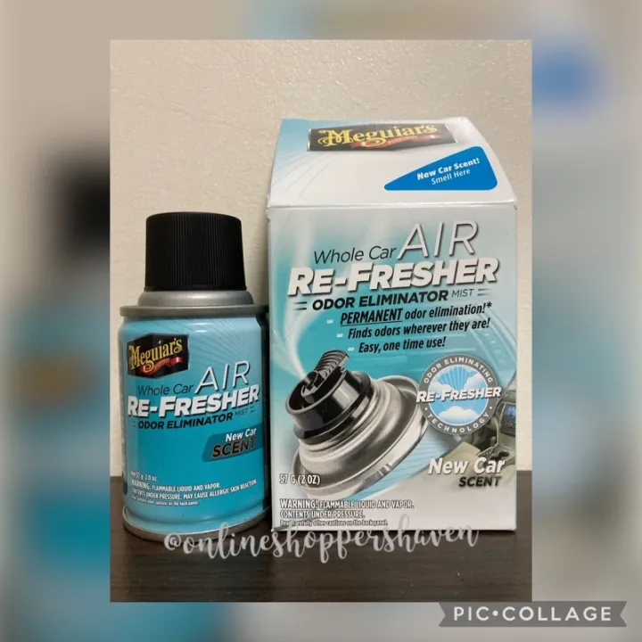 Meguiars Whole Car Air ReFresher Odor Eliminator Mist (New Car Scent