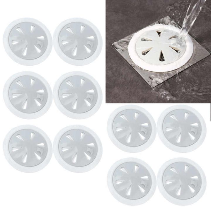 10pcs-toilet-floor-drain-antiodor-antiblocking-hair-catcher