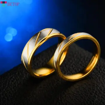 Lazada couple hot sale ring gold