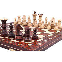 ChessCentral The Jarilo, Unique Wooden Chess Set, Pieces, Chess Board and Chess Piece Storage