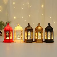 【boloni HHG】โคมไฟ Eid Mubarak เดือนรอมฎอน,โคมไฟพลาสติก LED Hiasan Lampion Lampu Hias สำหรับงานเลี้ยง2023รอมฎอน