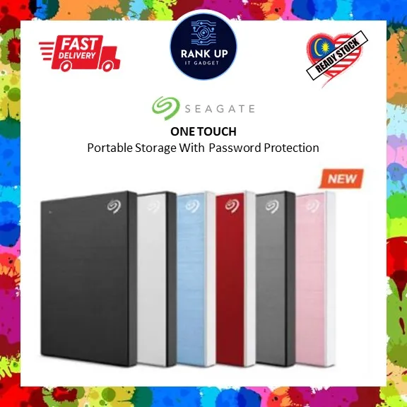 SEAGATE ONE TOUCH PORTABLE STORAGE HDD EXTERNAL HARD DISK WITH