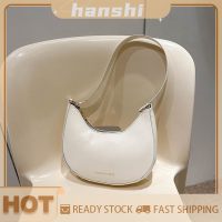 hanshi [2023 new HOT FASHION] lazlook กระเป๋าพาดลำตัวสะพายไหล่หนึ่งใบพร้อมหนังหุ้มปลายลึงค์เสี้ยวครึ่งและถุงใต้วงแขน