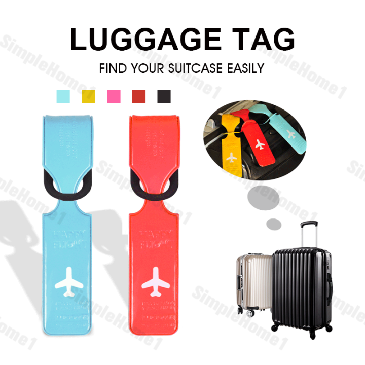 【On Hand】Luggage Tags Boarding Panda Luggage Tag Silicone Portable ...