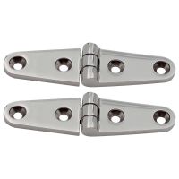 2pcs Marine Hinge Multi Purpose 300 Degree Rotation 4 Holes Stainless Steel Universal Easy Install Heavy Duty Mirror Polished Accessories