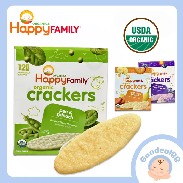 Happy Baby Family Organic, Organic Teethers, Gentle Teething Wafers