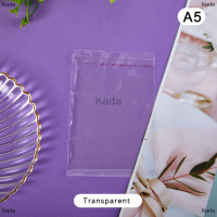 Kada ถุงใสมีกาวในตัวรูปดาว50ชิ้น แพ็คถุง OPP รูปไอดอลเคป็อปถุงเก็บของป้องกันการ์ดโฟโต้การ์ด