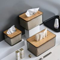 Nordic Minimalist Creative Tissue Box Household Living Room Pumping Box Tissue Paper Restaurant TV Napkin Storage Box For Home Tissue Holders