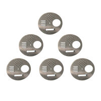 【Multifunction】 6 Pcs Bee Hive Entrance Disc Bee Nest Door Stainless Iron Bee Hive Round Disc Beekeeping Tools