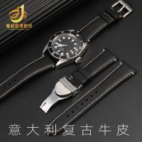 Suitable for Tudor strap Biwan M79250/M79363/M79030/210 leather watch strap accessories 22x18m