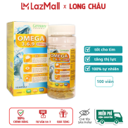 Viên dầu Cá Omega 369 1000mg giúp tăng cường thị lực, sáng mắt, bổ não