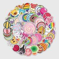 Candy Pattern Stickers Children DIY Refrigerator Scooter Luggage Suitcase Stationery Stickers