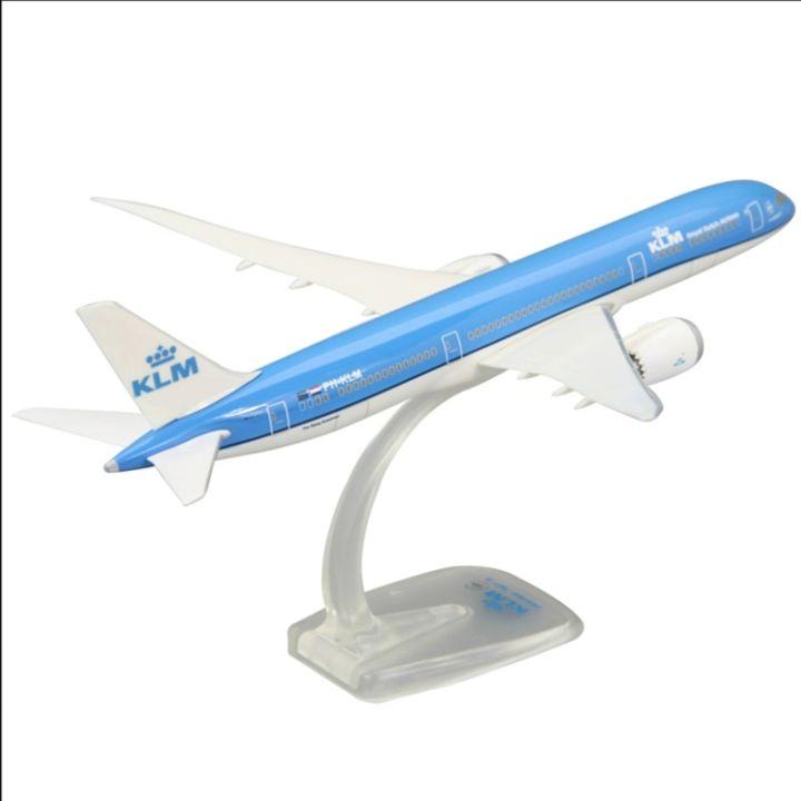 1-200ขนาด-klm-b787-9-b737-800สายการบิน-abs-เครื่องบินพลาสติกของเล่นโมเดลเครื่องบินเครื่องบินของเล่นเก็บสะสมของเล่นโมเดล
