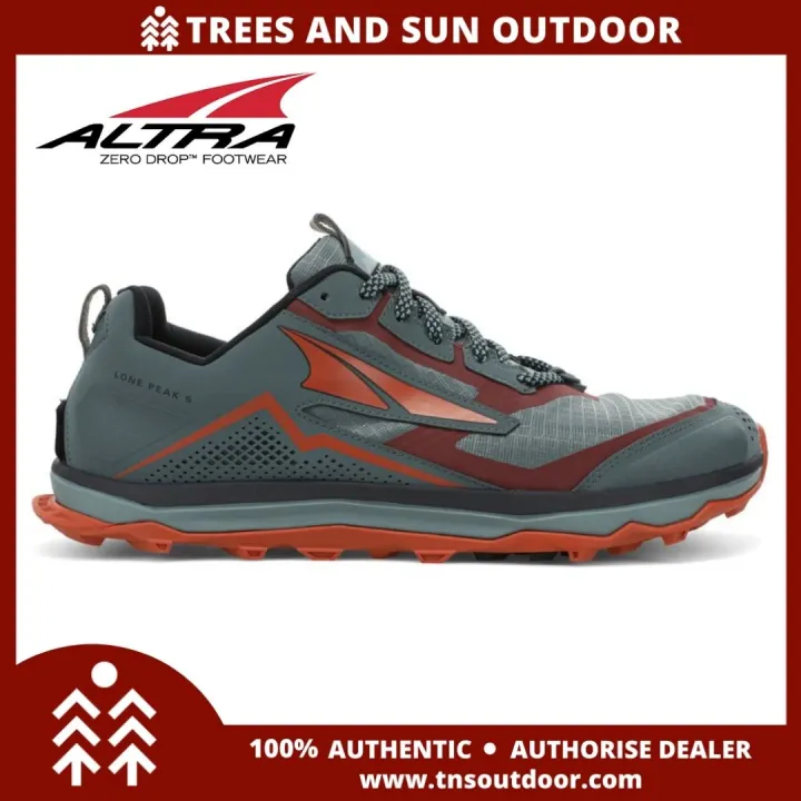 altra lone peak 4.5 grey orange